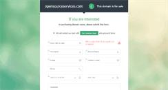Desktop Screenshot of opensourceservices.com